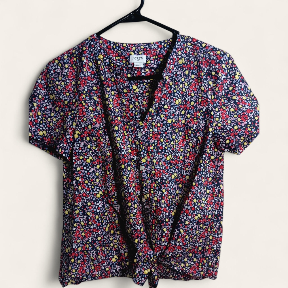 J. Crew Floral Print Men's Shirt - Multicolor